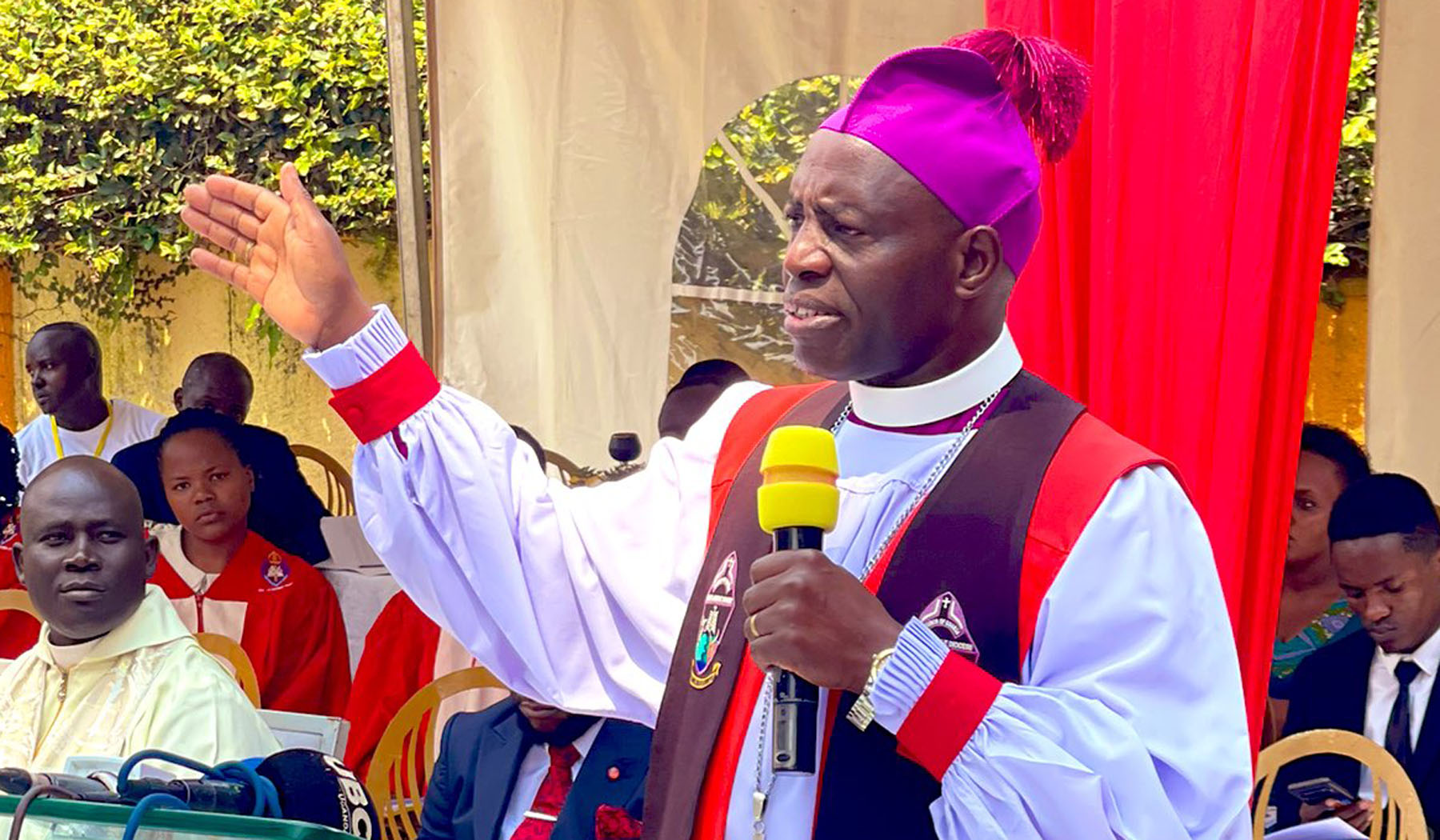 Bishop Nathan Ahimbisibwe of South Ankole Diocese charges Christian to follow Jesus Christ’s footsteps.