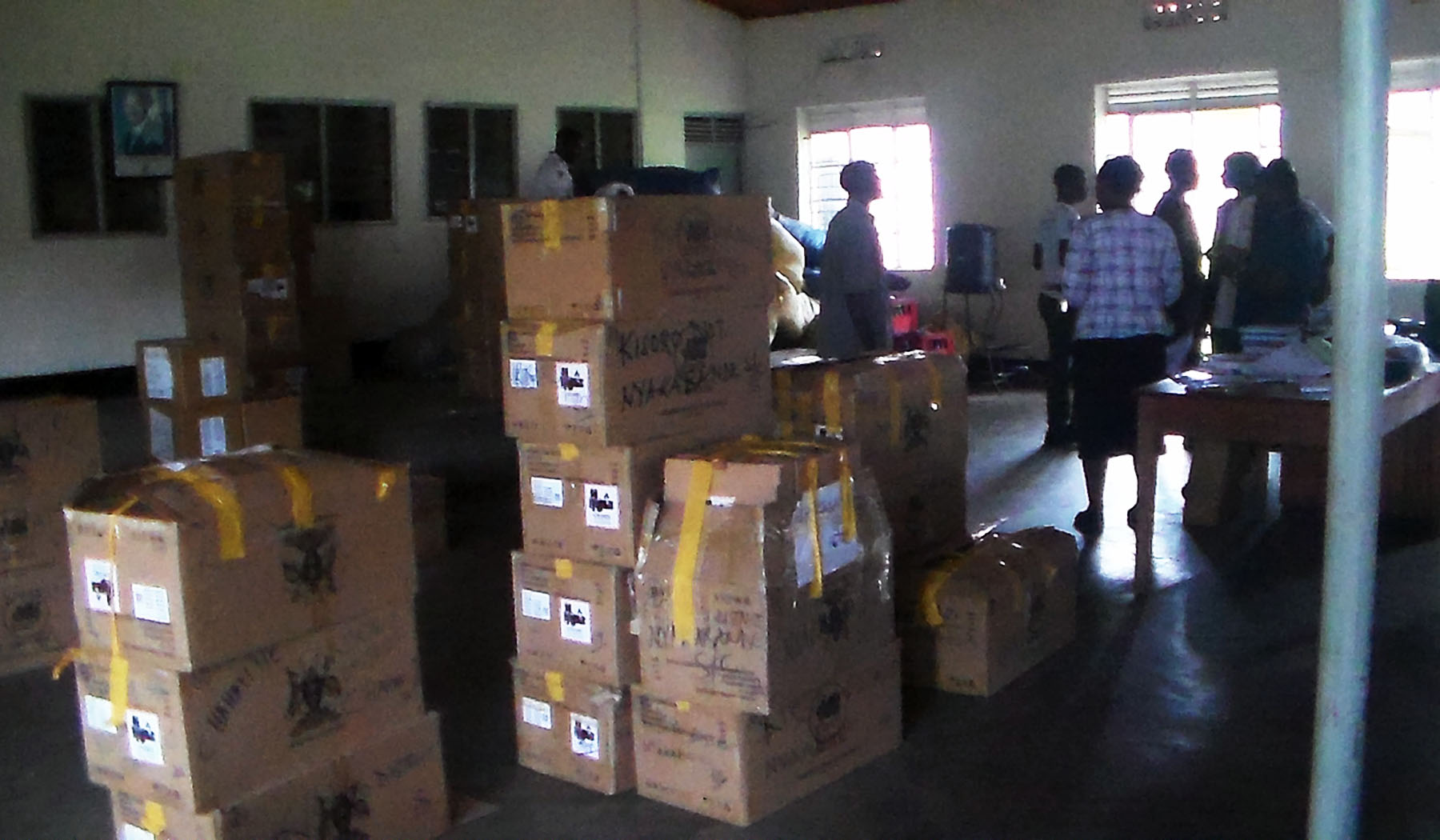 Census Materials sent to Sub Counties and Town Councils in Kisoro district